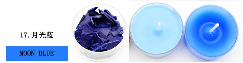 34-color candle dye diy scented candle making pigment flake soy wax pigment color block soy candle making kit diy supplies