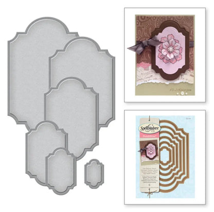 Geometric Graph Set 2025 New Metal Cutting Dies For Diy Scrapbooking Crafts Maker Photo Album Template Handmade Decoration