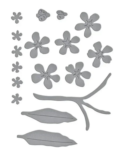 Flower 2025 NEW Cutting Dies Scrapbook Diary Decoration Stencil Embossing Template DIY Greeting Card Handmade