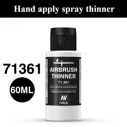 17ml/32ml/60ml/200ml/ Bottle Handmade Action Doll Model Waterborne Spray Apply Thinner DIY Car/boat Color Apply Painting Thinner