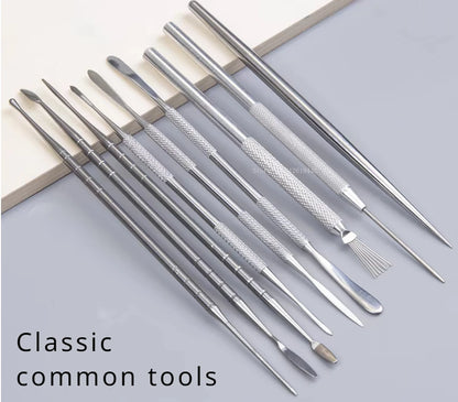 6-16 Pieces/set of Ultra Light Clay Doll Face Fine Sculpture Tools DIY Polymer Clay Animation Cartoon Character Sculpting Tools