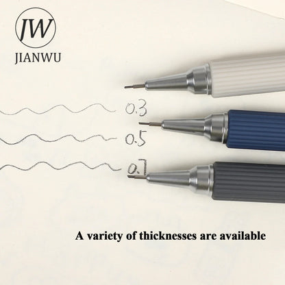 JIANWU Low Center of Gravity Metal Drawing Mechanical Pencil Material Collage Pencil CreativeJournal Student Supplies Stationery