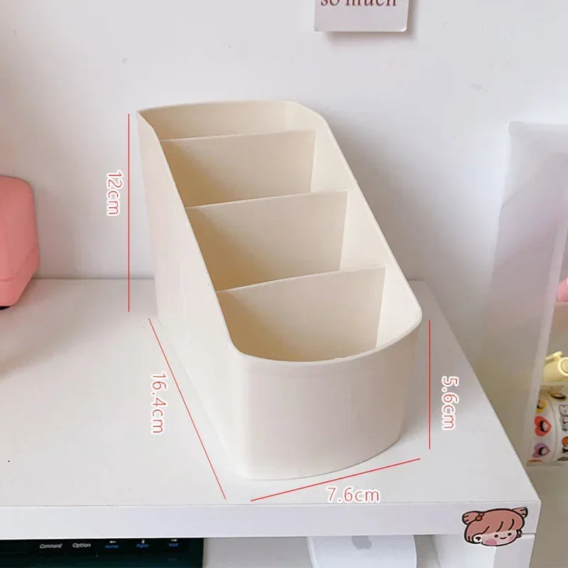 Large Capacity Cute Pen Holder Desk Accessories Pencil Storage Box Desktop Organizer Stand Case School Office Stationery
