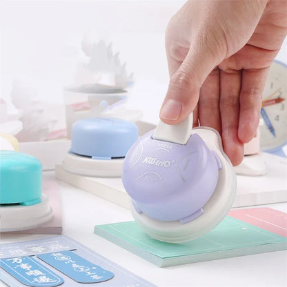 JIANWU Multifunctional Four-in-one Corner Rounder Material Collage Cutting Tool Creative DIY Journal Student Supplies Stationery