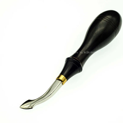 Leather Product Shaping Trimming Edge Pressing Line and Groove Expanding Tool DIY Leather Craft Edge Line Making Auxiliary Tool