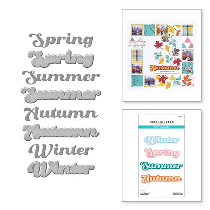 Decoration Multiple Word 2025 NEW Cutting Dies Scrapbook Diary Decoration Stencil Embossing Template DIY Greeting Card Handmade