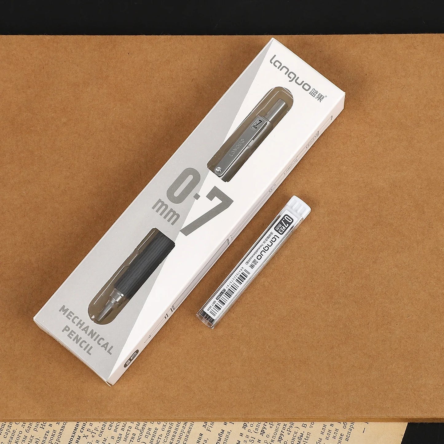 JIANWU Low Center of Gravity Metal Drawing Mechanical Pencil Material Collage Pencil CreativeJournal Student Supplies Stationery