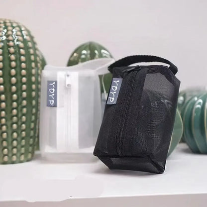 Mesh Storage Bags, Zipper Pouches, Travel Portable Lipstick Bags ID Credit Card Holder Small Coin Purse