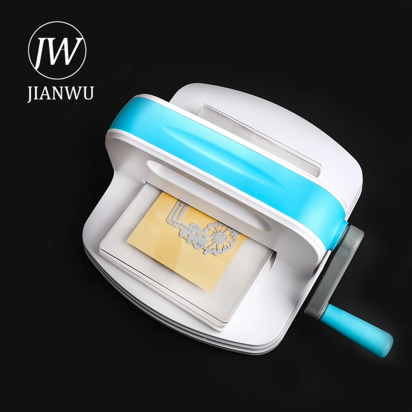 JIANWU Vintage Lace Flower Hollow Border Landscape Material Collage Knife Mold Creative DIY Journal Student Supplies Stationery