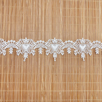 1 Yard Black White Gold Thread Embroidery Lace Fabric DIY Curtain Clothing Accessories Applique Sewing For Wedding Crafts