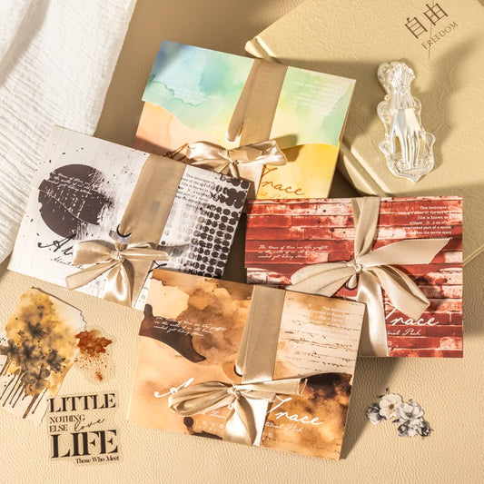 JIANQI 48pcs vintage Scrapbooking Material Set Sticker Aesthetic Coffee blending Planner Decoration for Junk Journal Supplies