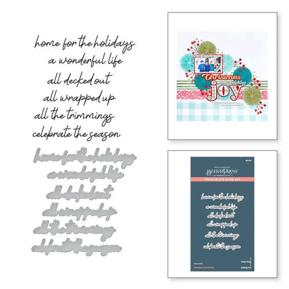 Goodly Letter Series 2025 NEW Cutting Dies Scrapbook Diary Decoration Stencil Embossing Template DIY Greeting Card Handmade