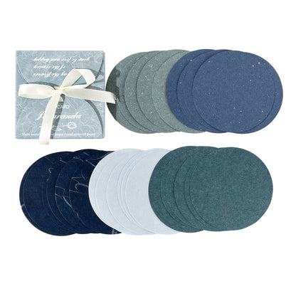 JIANQI 30pcs/lot Memo Pads Material Paper Solid Color Round Junk Journal Scrapbooking Cards Retro Background Decoration Paper