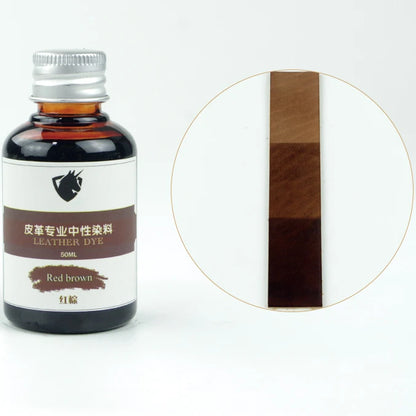 50ml Leather Color Changing Dye DIY Leather Painting Paint Adjustable Color Dilution Painted Graffiti Alcohol Dye Leather Goods