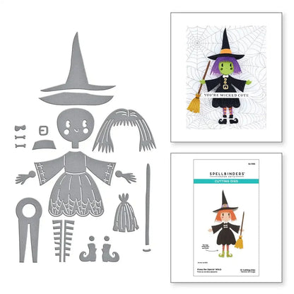 Halloween Fun Juice Witch 2025 NEW Cutting Dies Scrapbook Diary Decoration Stencil Embossing Template DIY Greeting Card Handmade
