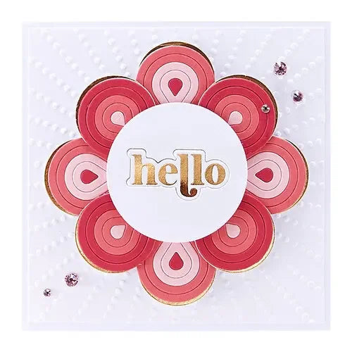 Raindrops and Triangles Pop-Up Stand-Up Dies Scrapbook Diary Decoration Stencil Embossing Template DIY Greeting Card Handmade