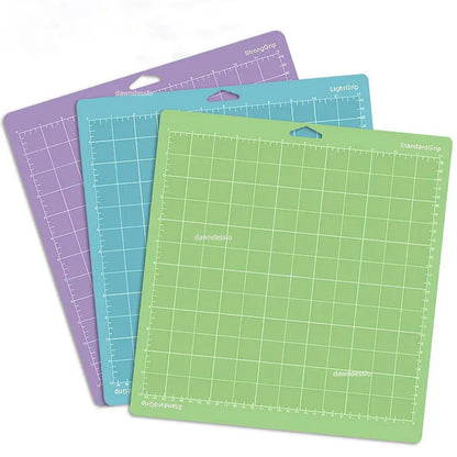 1/3pcs Mixed Color Engraving Machine Base Plate Cutting Mat for Cricut/cameo 4 with Adhesive Pvc Cutting Mats 33x35cm