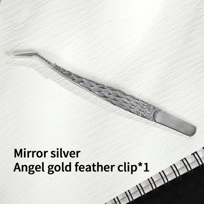 JIANWU Stainless Steel High Density Grafting Tweezers Journal Collage Tool Creative DIY Student Supplies Stationery