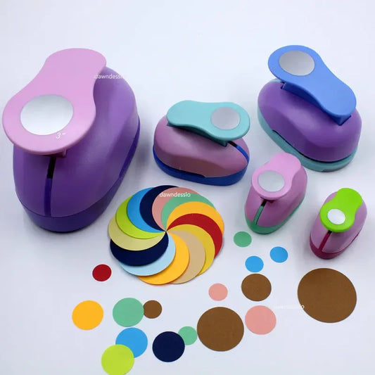 Circle Hole Puncher 9/16/25mm Diy Paper Cut Scrapbooking Labor Saving for Kid Hole Punch DIY Handmade Punches Maker