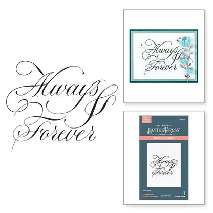 Sending Love Always & Forever 2025 New Hot Foil For Diy Scrapbooking Crafts Maker Photo Album Template Handmade Decoration