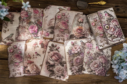 30 sheets/pack of plant and animal decoration materials paper account DIY collage scrapbook background scrapbooking craft paper