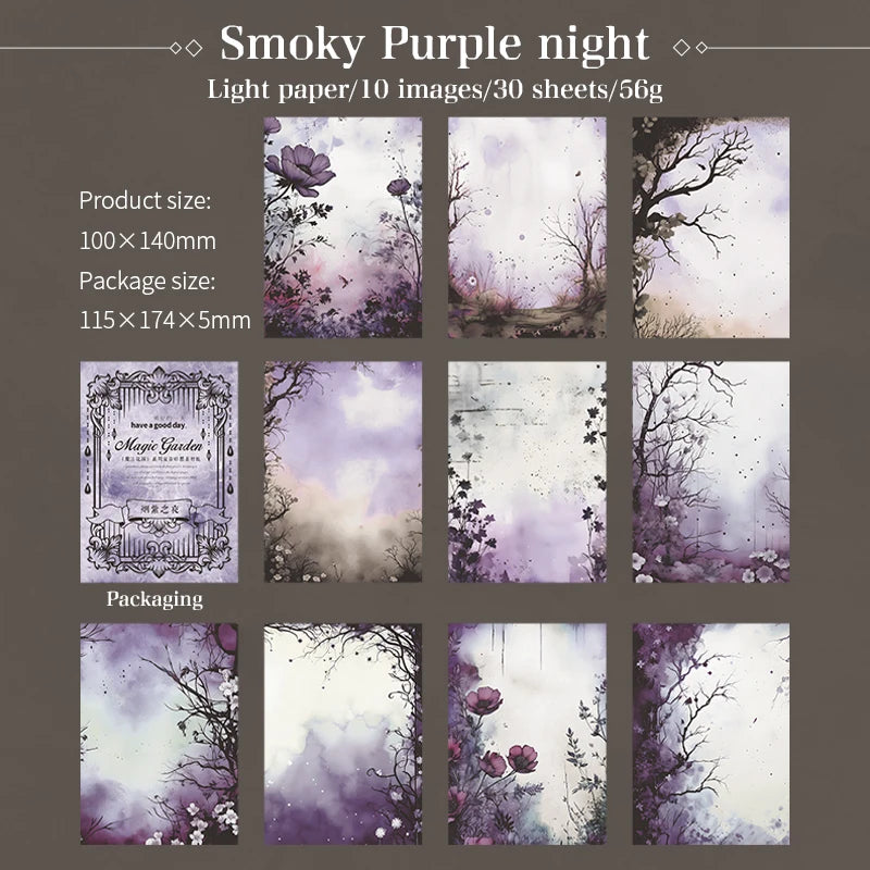 JIANQI 30 pcs Garden material paper Decorative Scrapbooking Diary Album Creativity hand made junk journal supplies