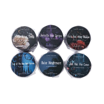 JIANWU The Shadow of The Underworld Series Vintage Lace Flower Landscape Material Collage Tape Set Creative Journal Stationery