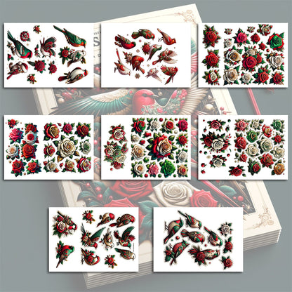 Christmas Flora & Fauna Clipart Bundle: 17-Sheet Collection for Junk Journaling and Crafting